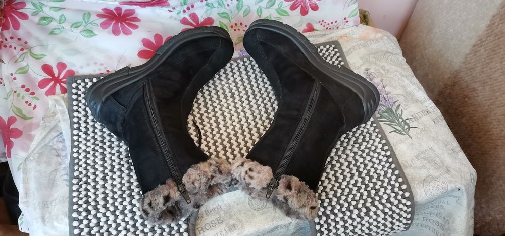 Ботуши Roxde 37н.Естествен велур