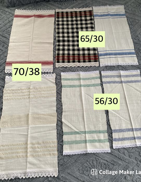 Кенареми памучни кърпи месали