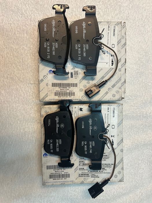 Plăcute frana alfa Romeo Stelvio Giulia