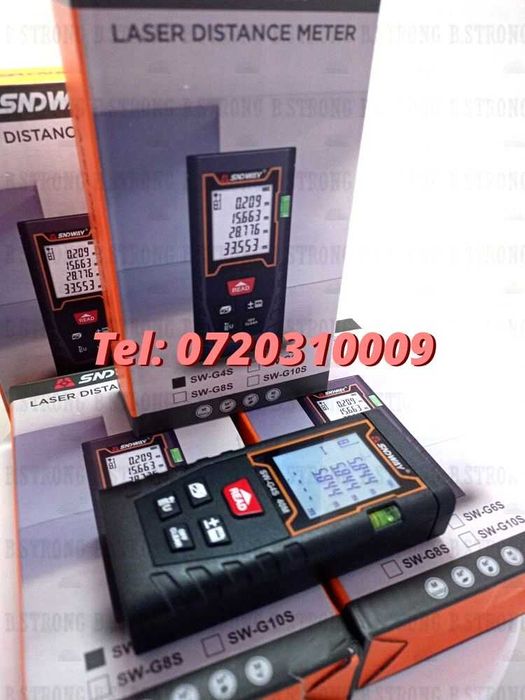 Dispozitiv Masura Laser 40m Sndway Digital Portabil Usor De Manevrat