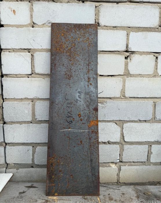 Металический лист, лист металла  64см / 18 см / 4мм