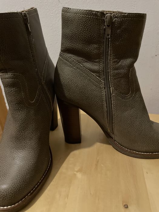 Cizme, ghete elegante piele naturala Scholl masura 39 ca noi