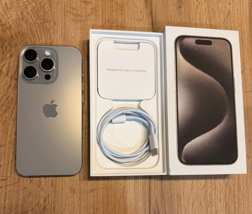 iPhone 15 Pro 128GB – Natural Titanium