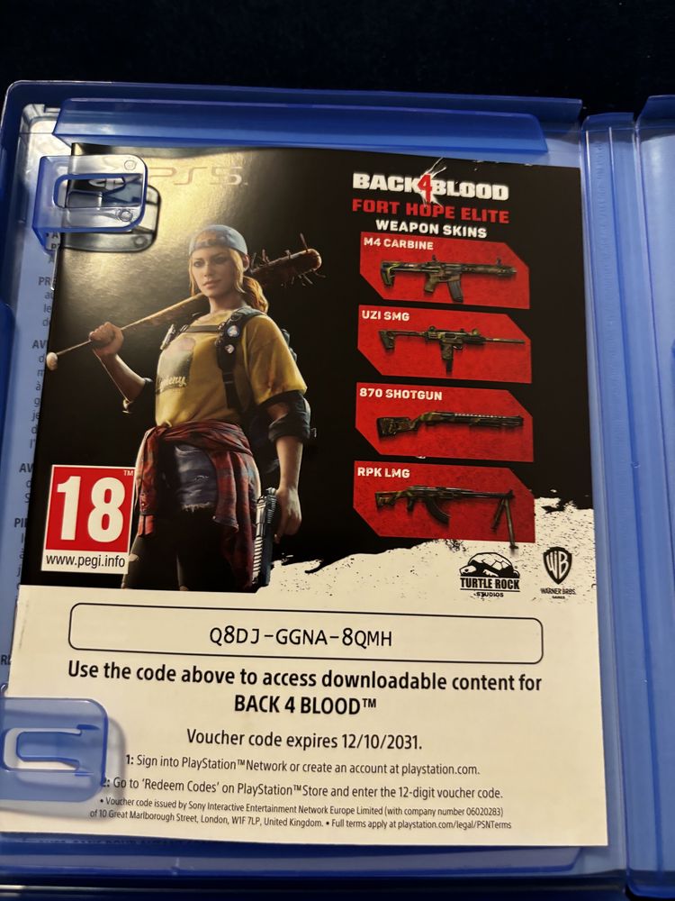 BACKBLOOD 4 PlayStation 5