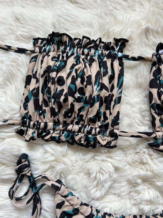 Costum de baie leopard print