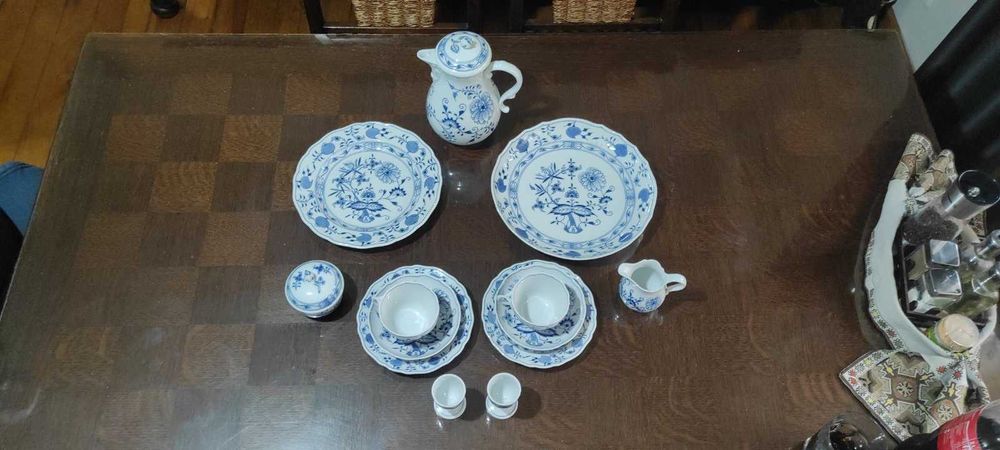 Порцелан Meissen Син лук Първо качество