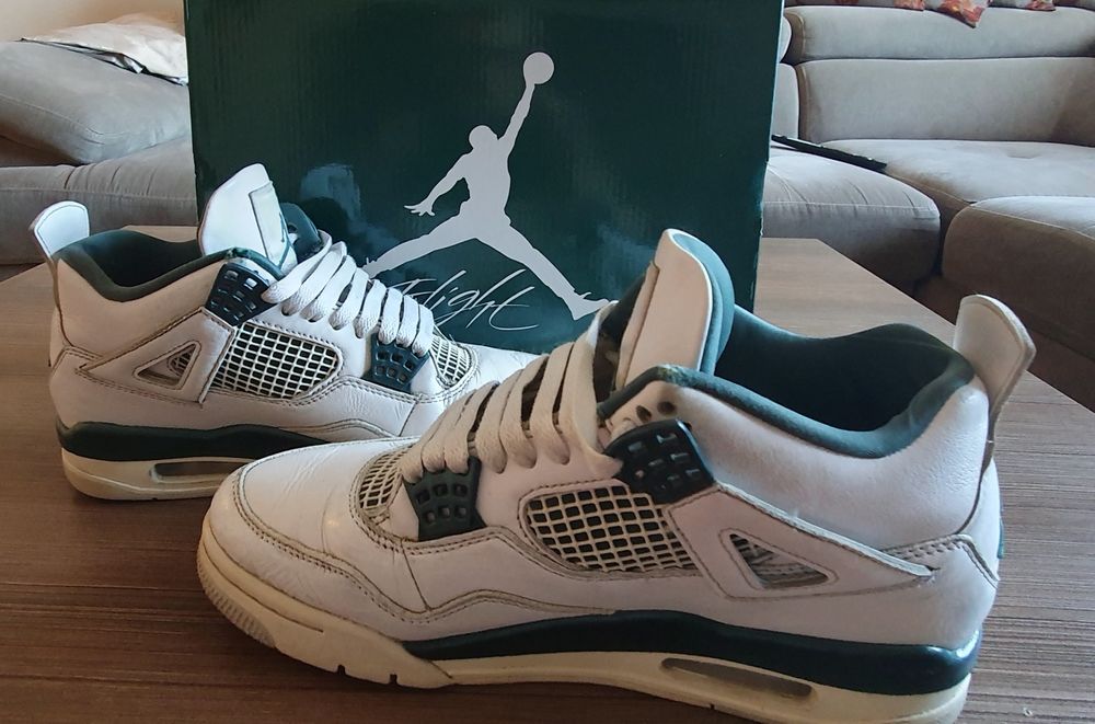 Air Jordan Retro 4 Oxidized Green