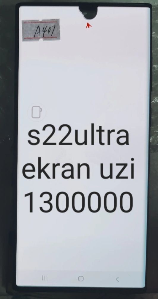 Ekranchi tg Samsung madelariga arzon ekrqnlar bor