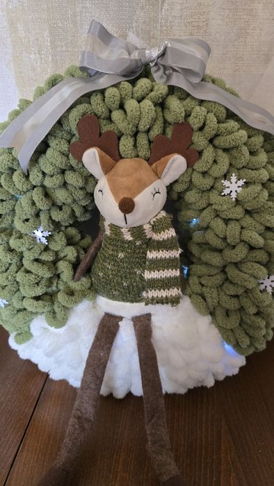 Пухкав Коледен венец