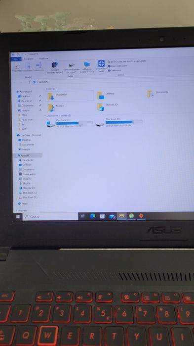 Laptop gaming ASUS FX504, 15.6", i5, GTX 1060, SSD 128gb + 1tb HDD