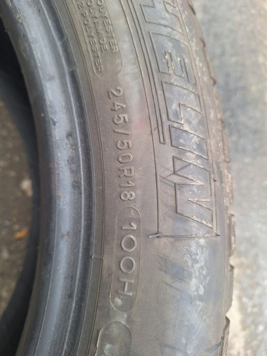 7.5mm! 2 бр 245 50 18 Michelin pilot alpin