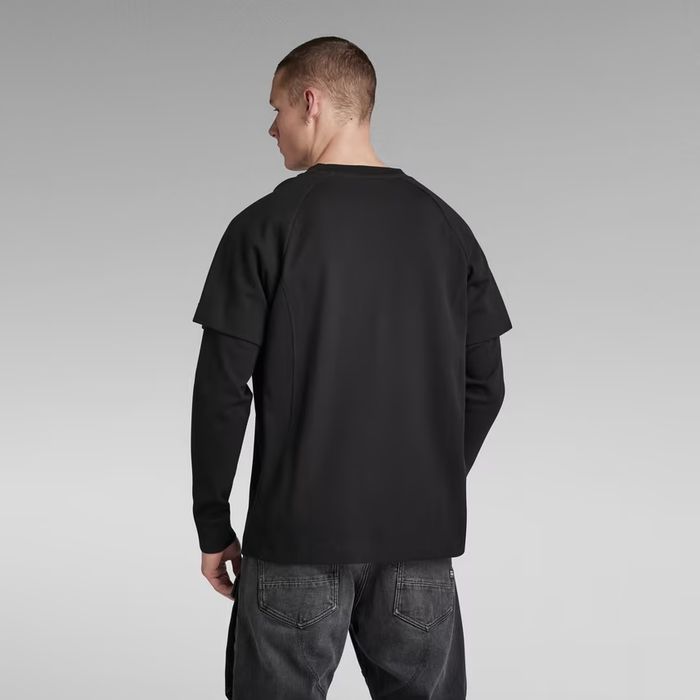 Оригинална фланела G-Star Raw Moto Loose XS , S нова мъжка черна блуза