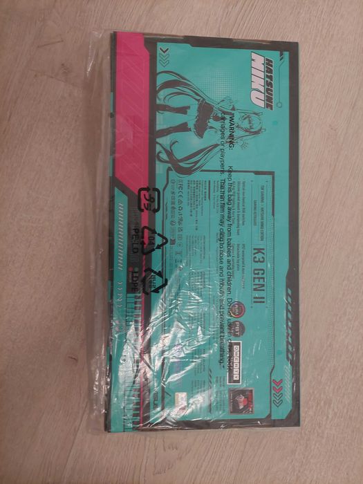 Tastatură de gaming, ASUS TUF Gaming K3 Gen II Hatsune Miku
