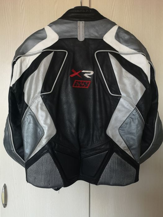 Geaca jacheta moto  IXS piele naturala impermeabila