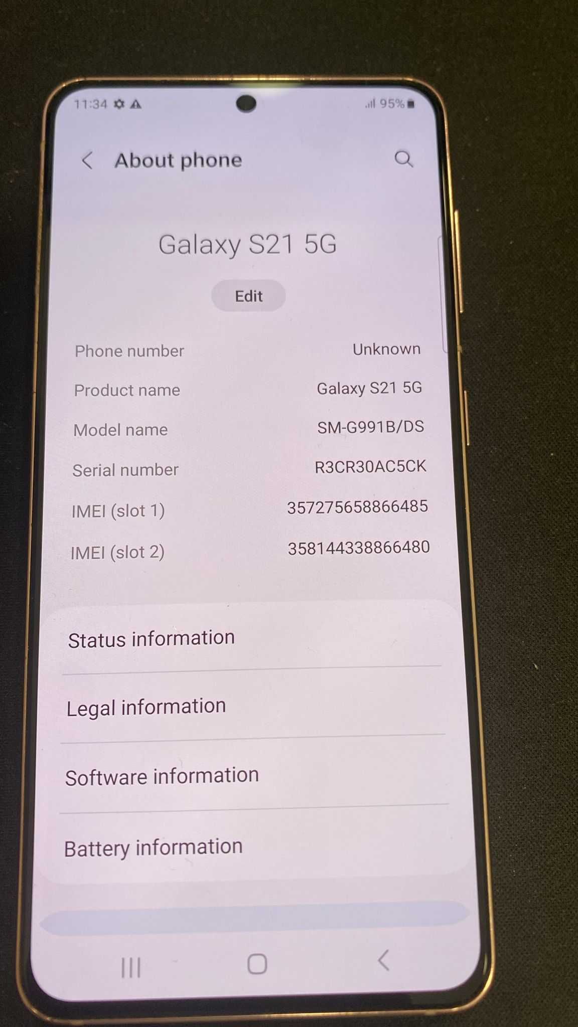 Samsung Galaxy S21 5G 128GB iD-doy571