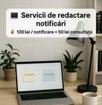 Redactari si consultanta notificari pret 100 lei