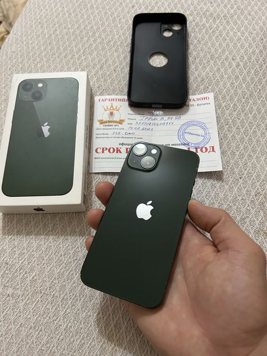 iPhone 13 5G 128гб идиальный тап таза телефон ремонт болмаган
