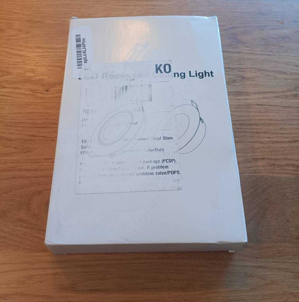LED лунички, 6W, димируеми, IP44, неутрално бяло, 6 бр/к-кт