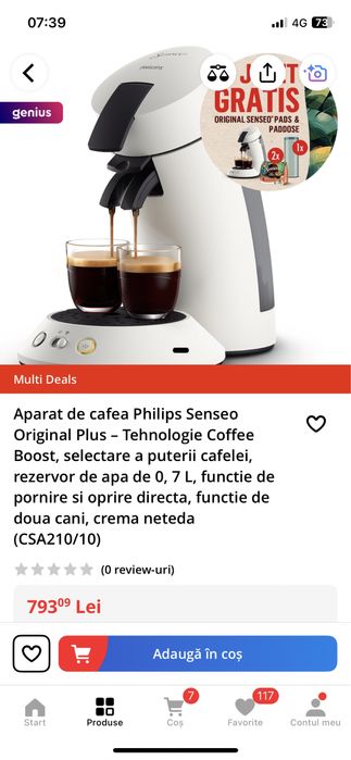 Expresor cafea philips