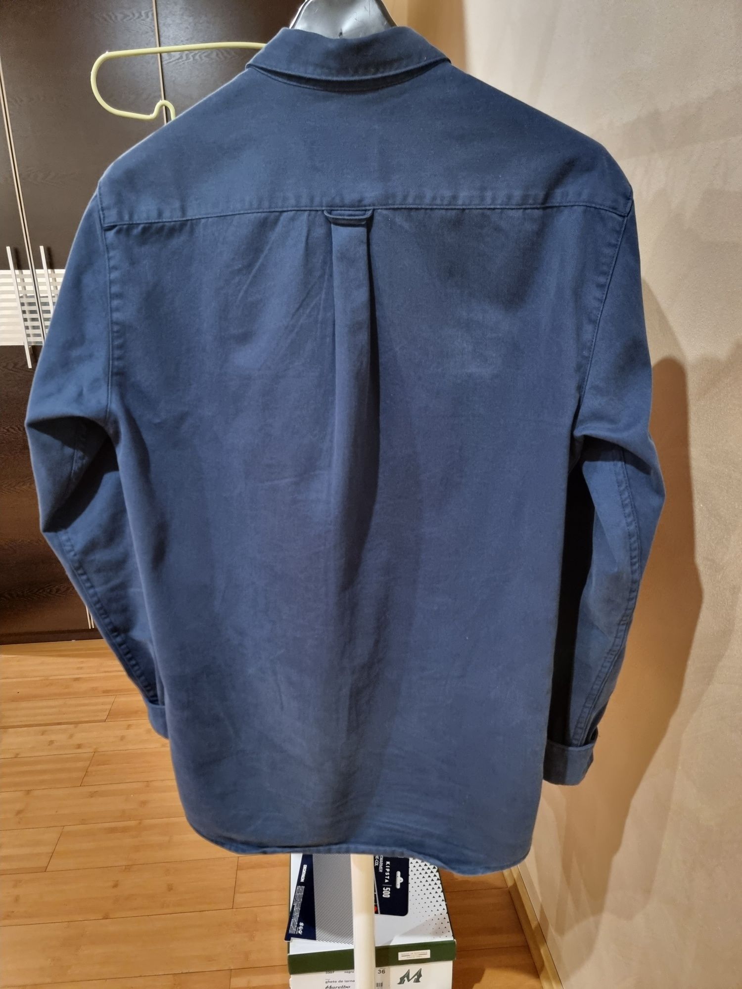 Cămașă PULL&BEAR albastru navy S/36