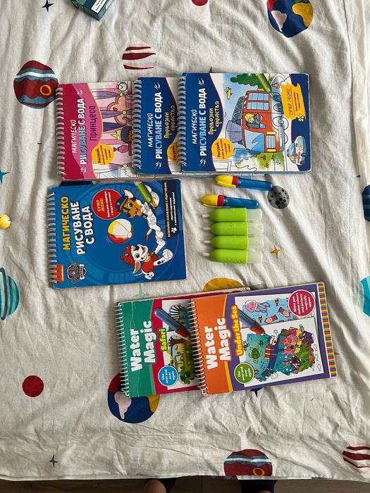 Оцветяване с вода - 6 бр.