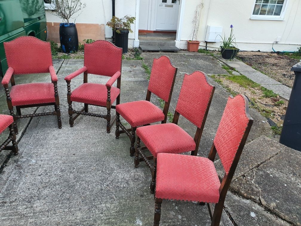 Set scaune sufragerie antice