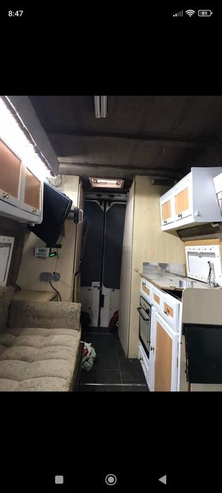 Бус Кемпер Форд Т350/90, Camper Ford, 2002г.112k, Бартер за малък бус