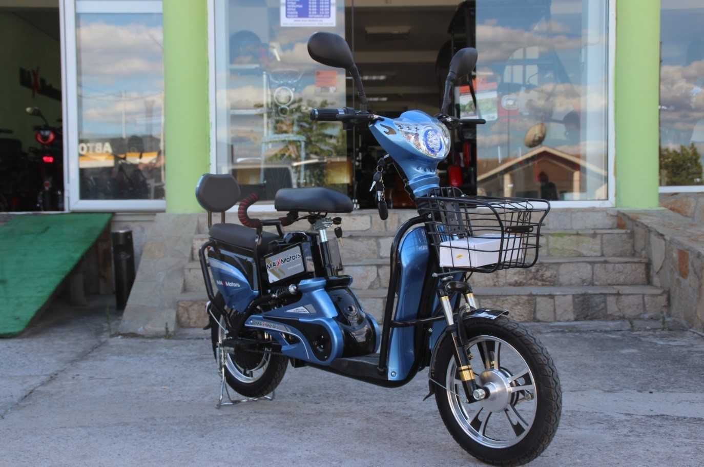Електрически скутери тип мотопед MaxMotors EBZ16 500W/48V/12Ah