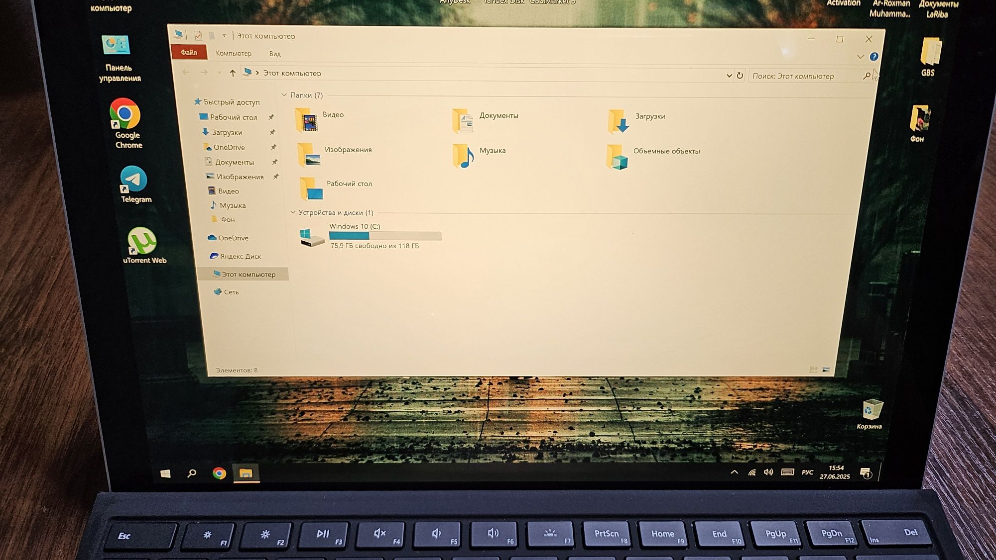 Noutbook Microsoft Surface Pro 7 Планшет