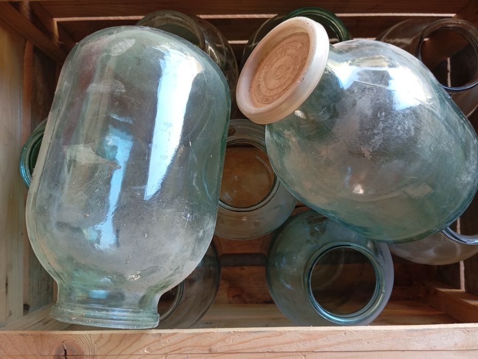 Банки разные 3 л.   1л.   0.5л