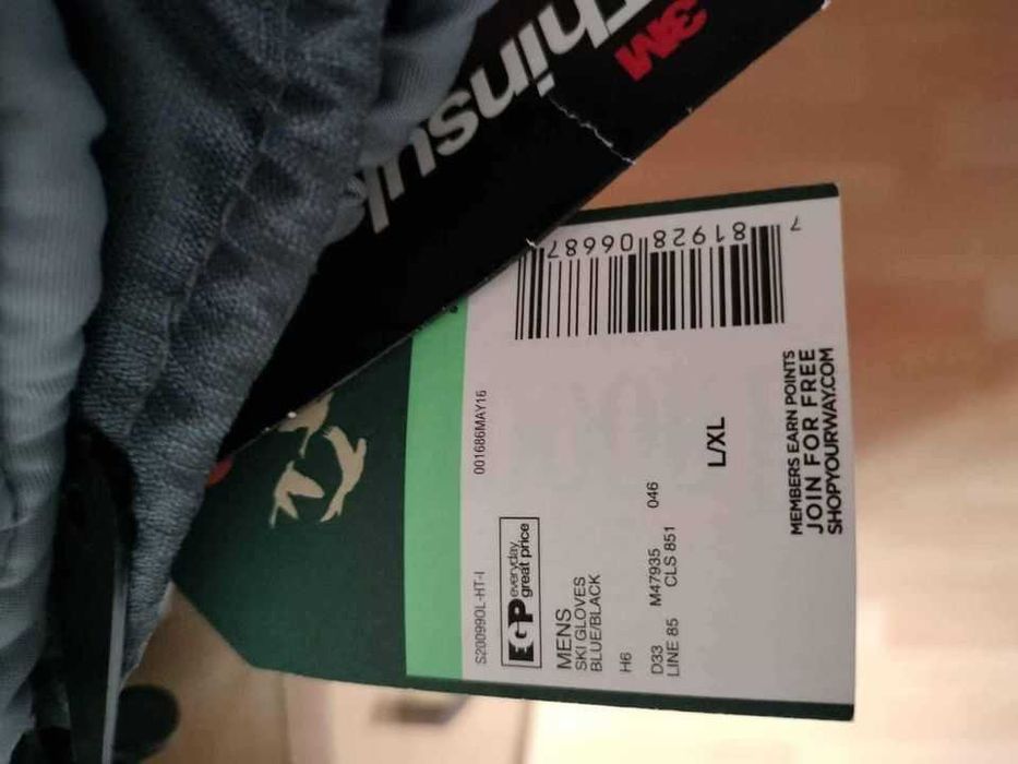Mănuși Schi Barbati Thinsulate Marime L/XL