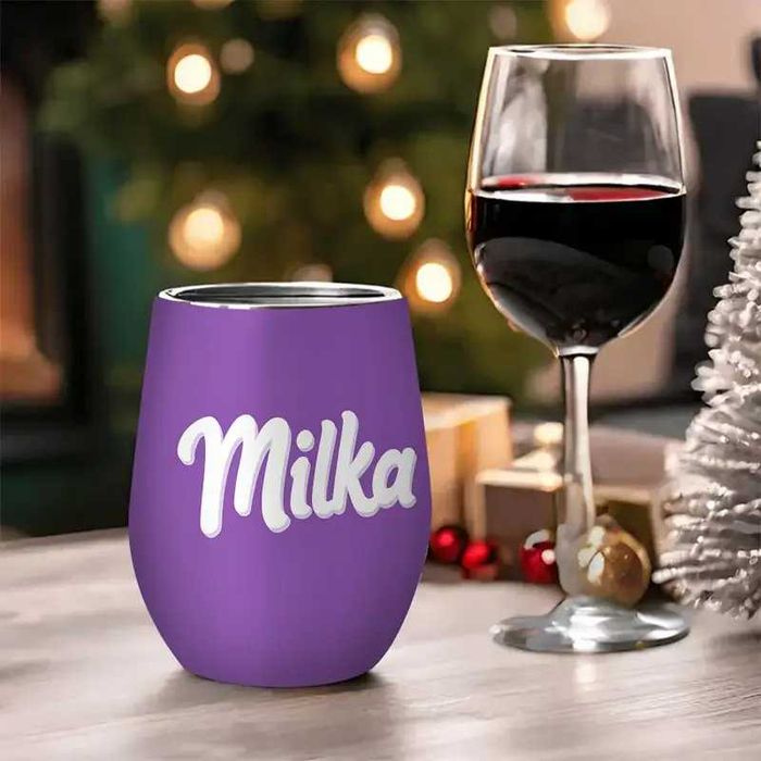 Cana termica otel inoxidabil Milka .cadoul ideal