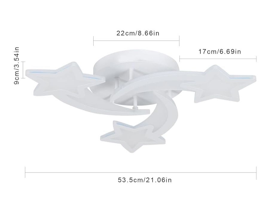 Lampa LED cu stelute