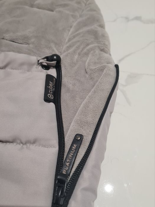 Зимен чувал за детска количка Cybex platinum grey сив