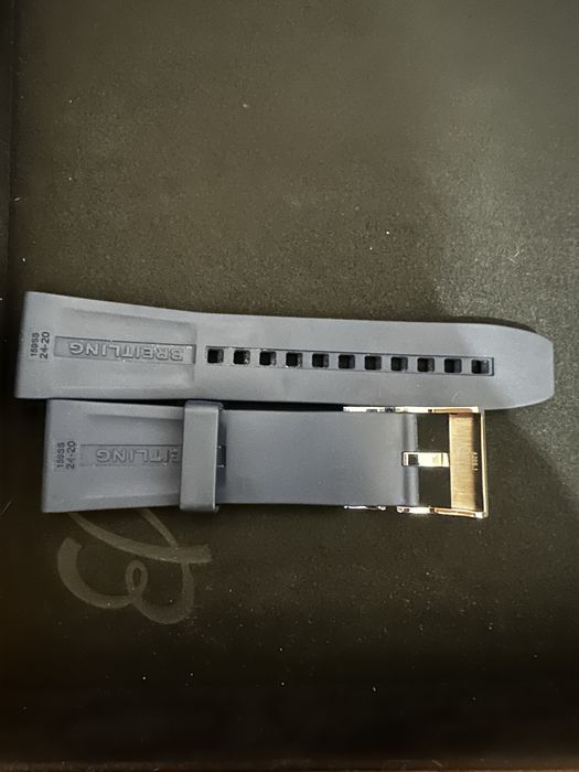 Curea cauciu Breitling originala 24-20