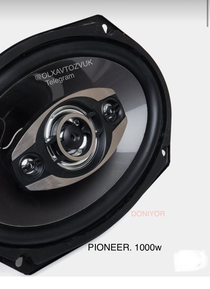 Pioneer 1000w калонка янги 2 та чети резинкали пишалкали сеткаси бор