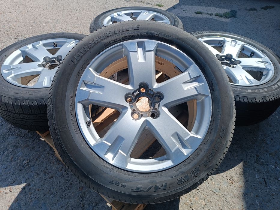 Лети джанти 18ки 5х114.3 Toyota + гуми 235/55/18 Bridgestone