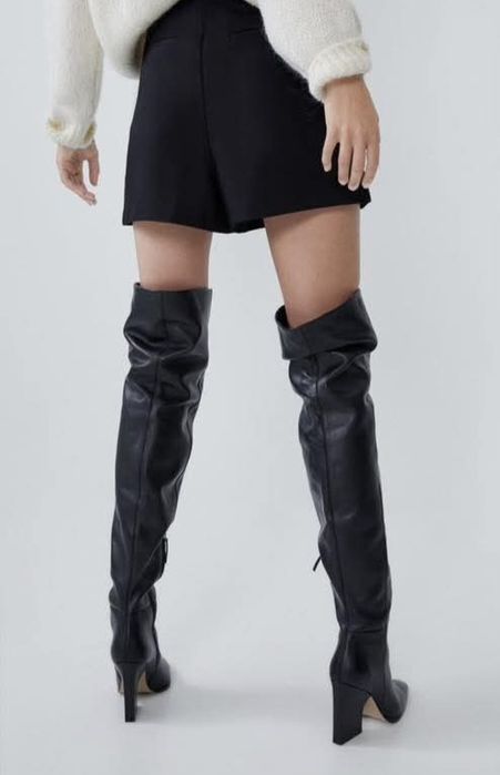 Ботуши Зара естествена кожа