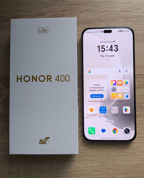 Смартфон HONOR 400 Lite 5G – не използван!