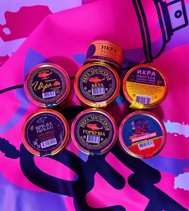 Икра красная и черная ВЫСШЕГО качества