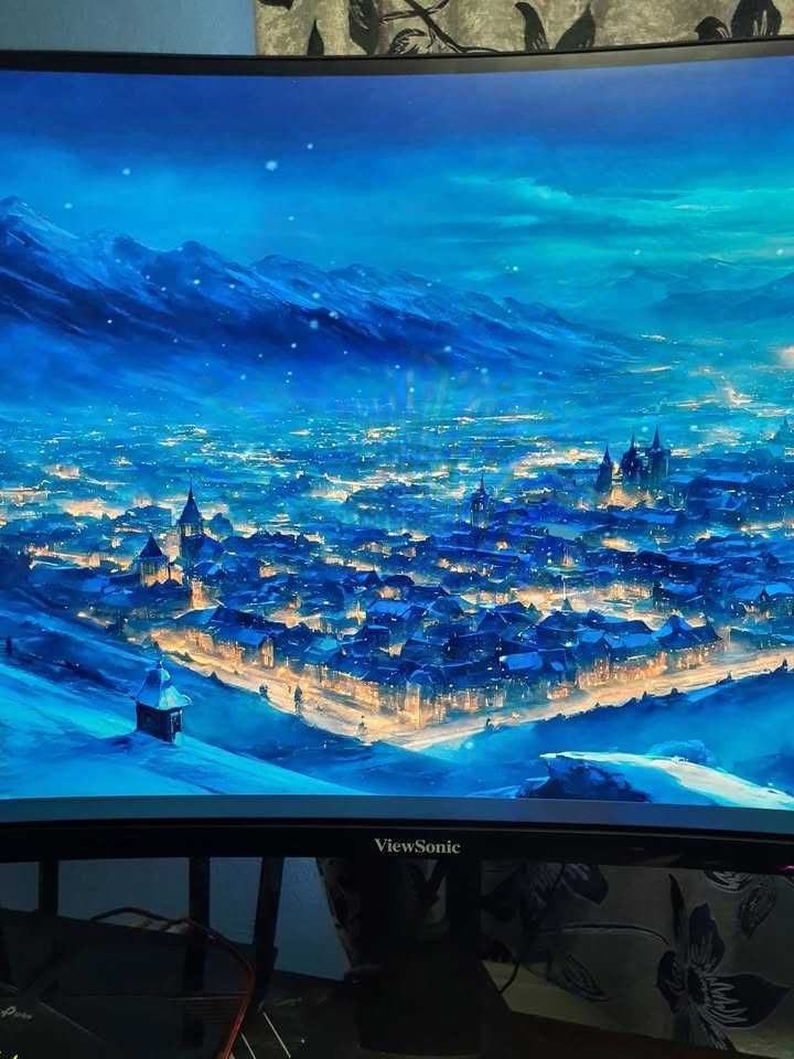 Monitor Gaming Curbat LED VA ViewSonic 34'' WQHD, 144Hz, VX3418-2KPC