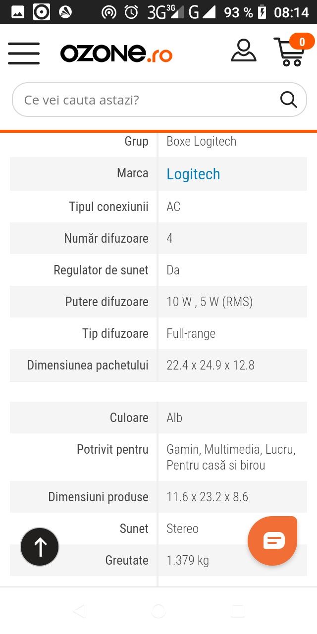 Boxe audio active Logitech Z200