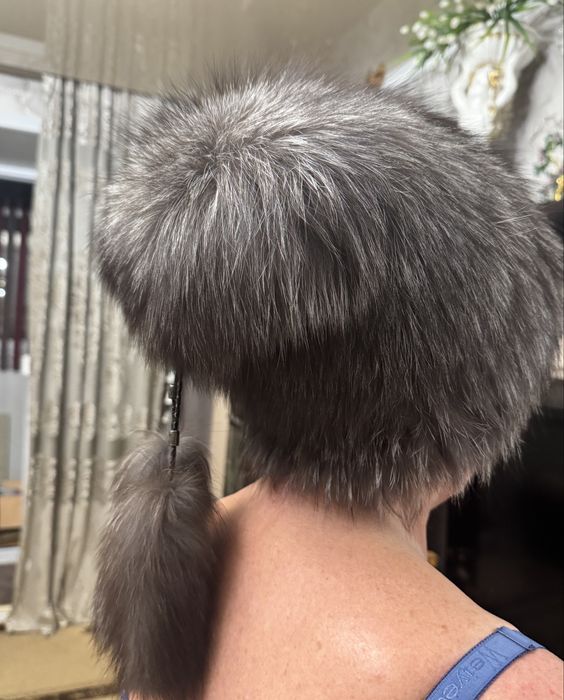 Шапка чернобурка