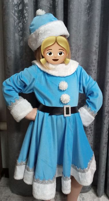 Костюм снегурочки детский