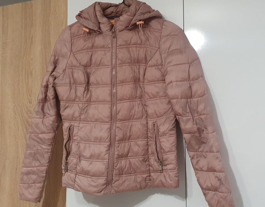 Преходно яке цвят пудра