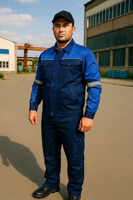 Костюм рабочий демисезонный (китель + брюки) размеры:48-52