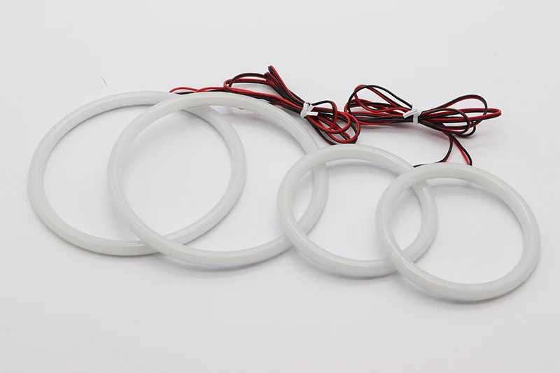 Kit inele Angel Eyes Cotton LED BMW Seria 3 E46 NFL, 131mm - 146mm