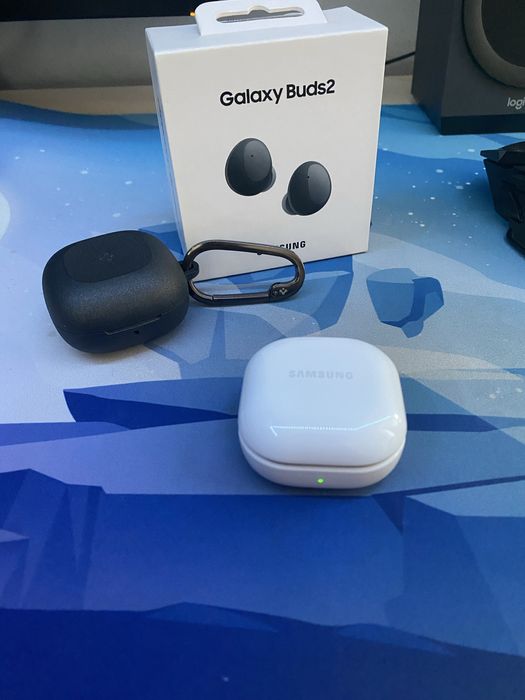 Casti Galaxy buds 2 + husa spigen