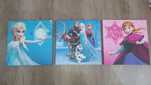 Set 3 tablouri canvas Frozen