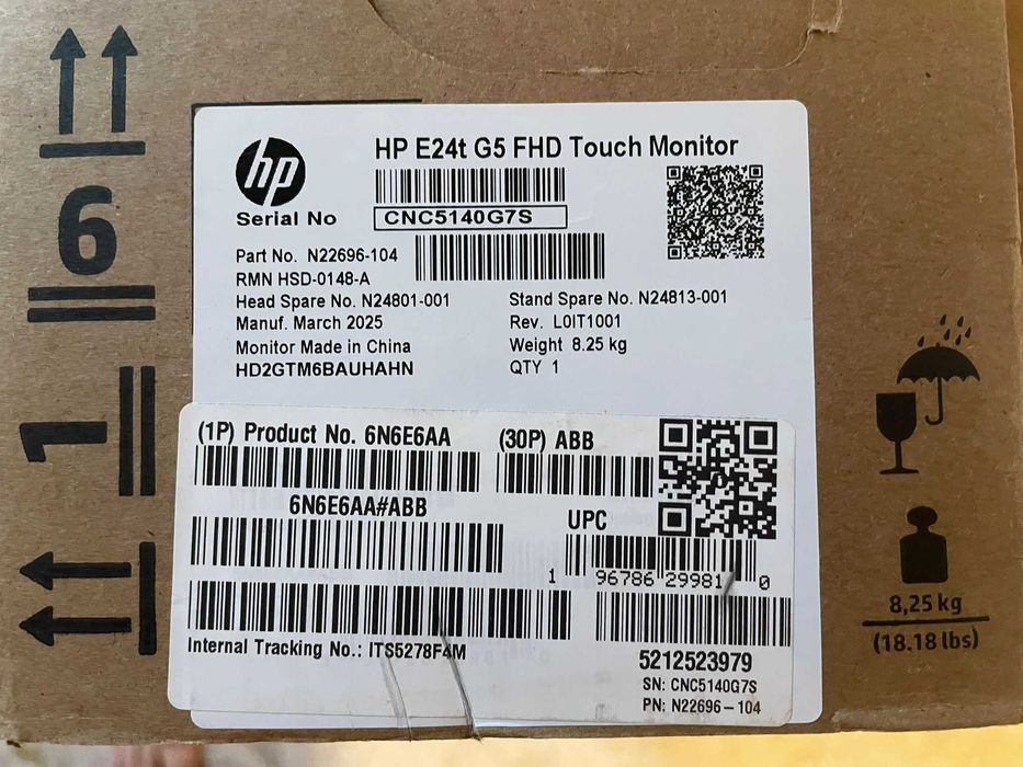 Monitor HP E24 G5 FHD 24" NOU SIGILAT
